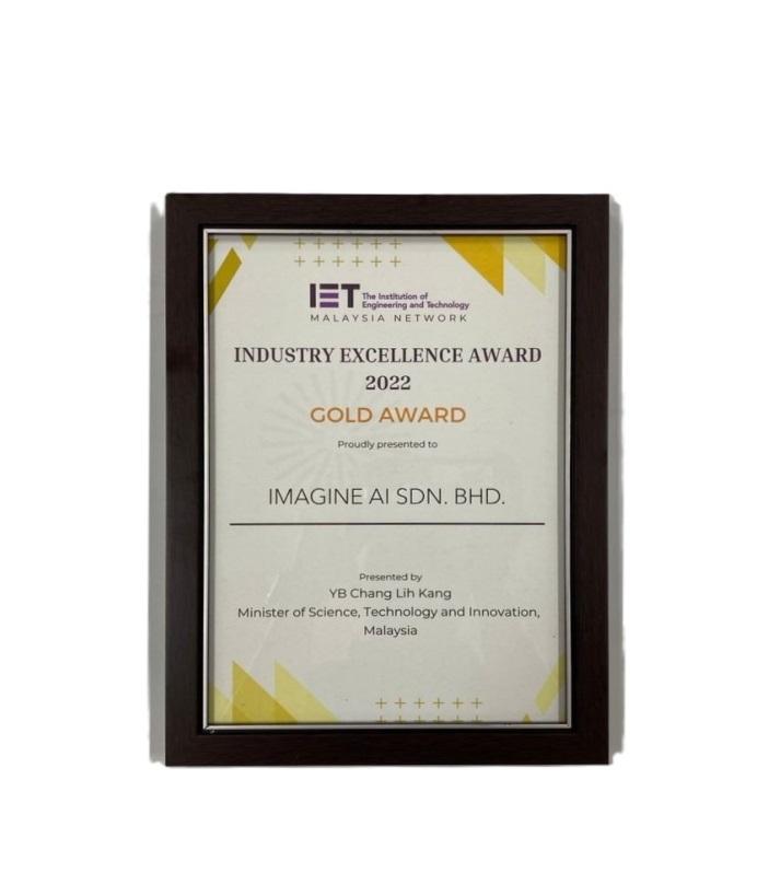 Industry Excellence Gold Award accredited by The Institution of Engineering and Technology (IET)